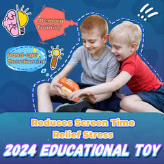 Acvens Fast Push Game side view highlights portable form for travel play