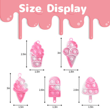 Adatos pop keychain used by kids for sensory play