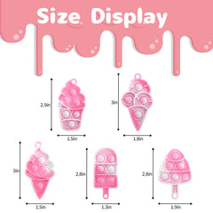 Adatos pop keychain used by kids for sensory play