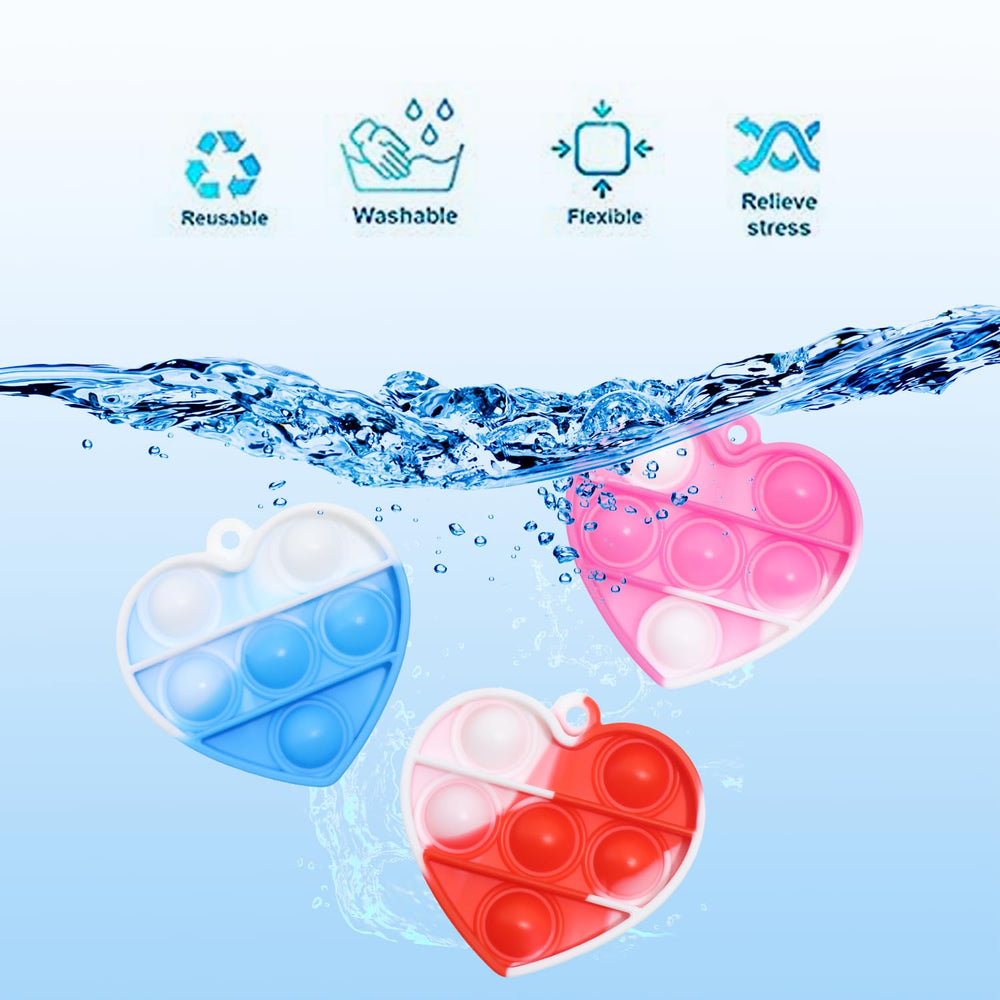 Adatos Valentine heart toy silicone for soft tactile play
