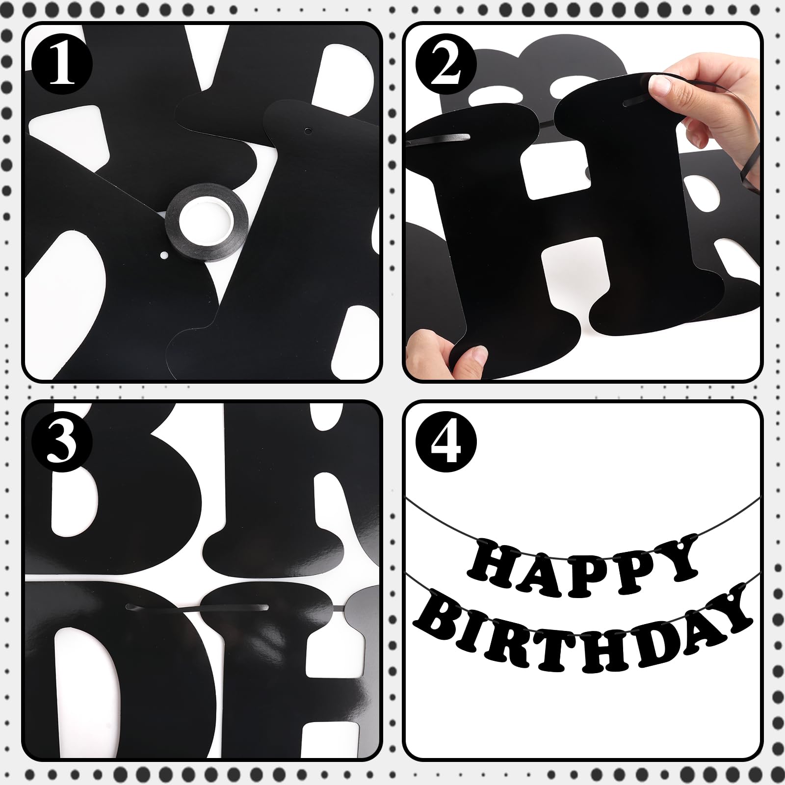 Adecortalk 5-meter ribbon adds elegant length for versatile display.