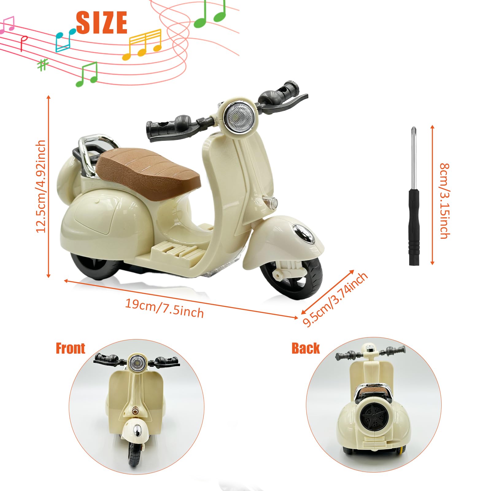 Adehevio electric doll scooter on-seat: easy setup for quick fun.