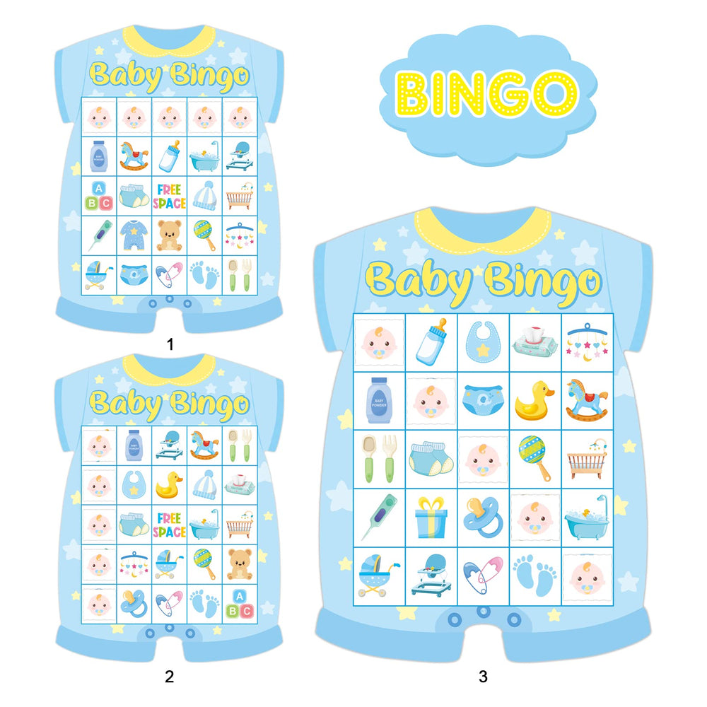 ADELULU calling card for smooth announcements during baby shower bingo.