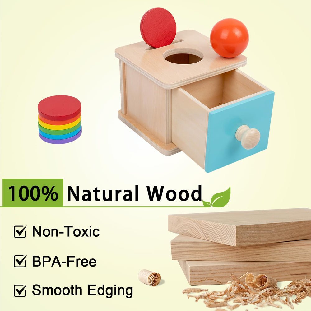 Basswood materials used for Adena Montessori toy provide smooth, safe edges.