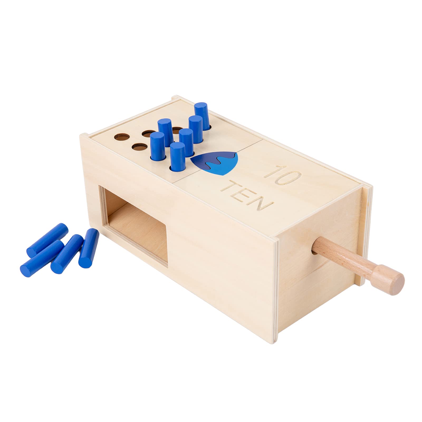 Adena Montessori color shapes image introduces basic geometry through play.