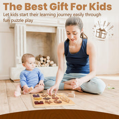 Adena Montessori durable wooden toy built to withstand years of toddler play.