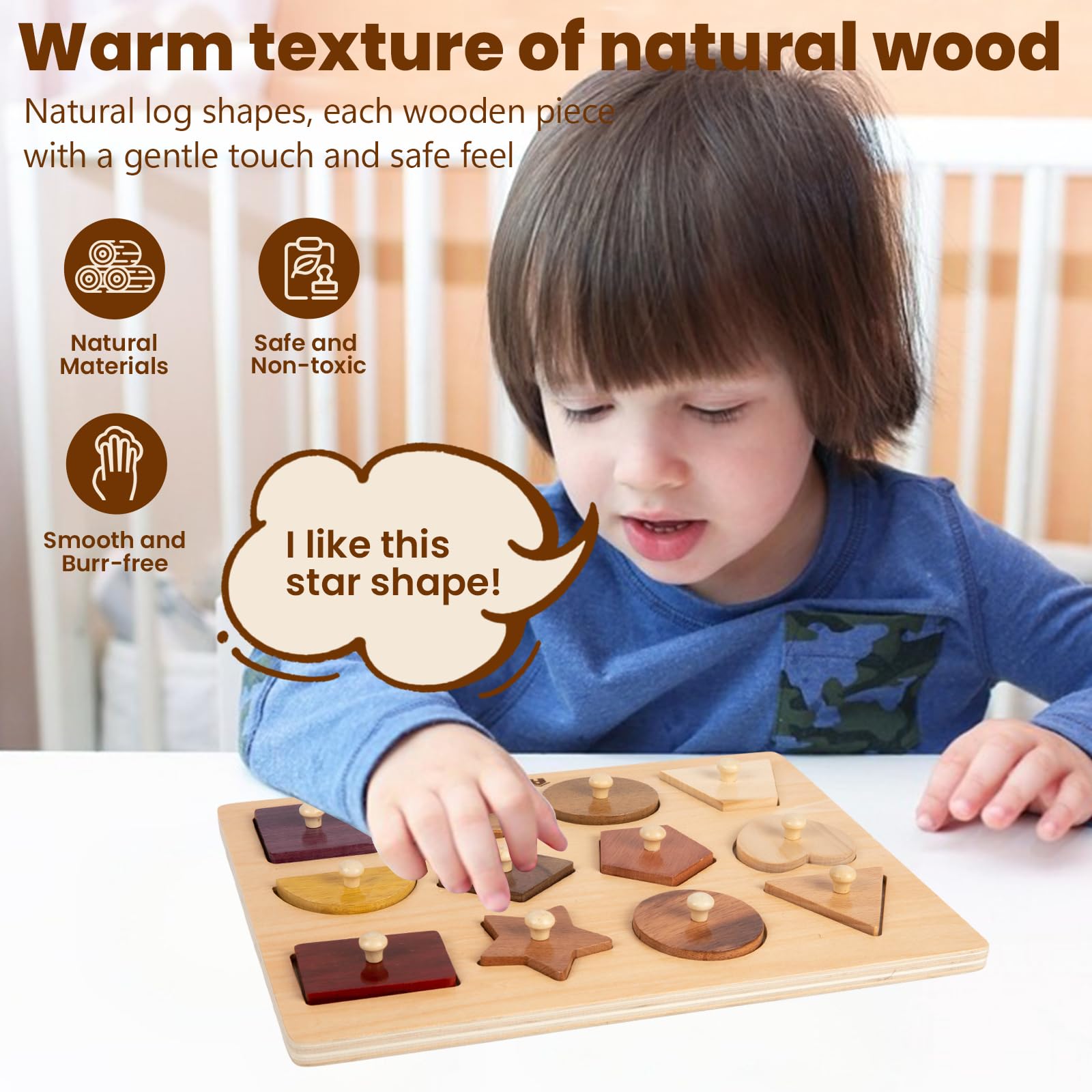 Adena Montessori gift-ready toy for birthdays or holidays with durable construction.