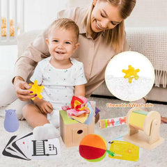 Adena Montessori tummy time wobbler encouraging active floor time
