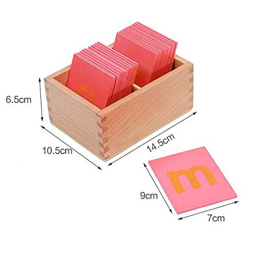 Adena Montessori tracing sandpaper letters to build writing motion