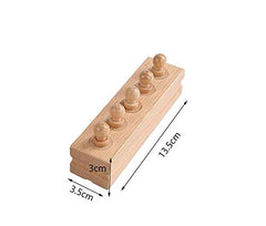 Adena Montessori wooden blocks make a thoughtful gift for ages 2 and up.