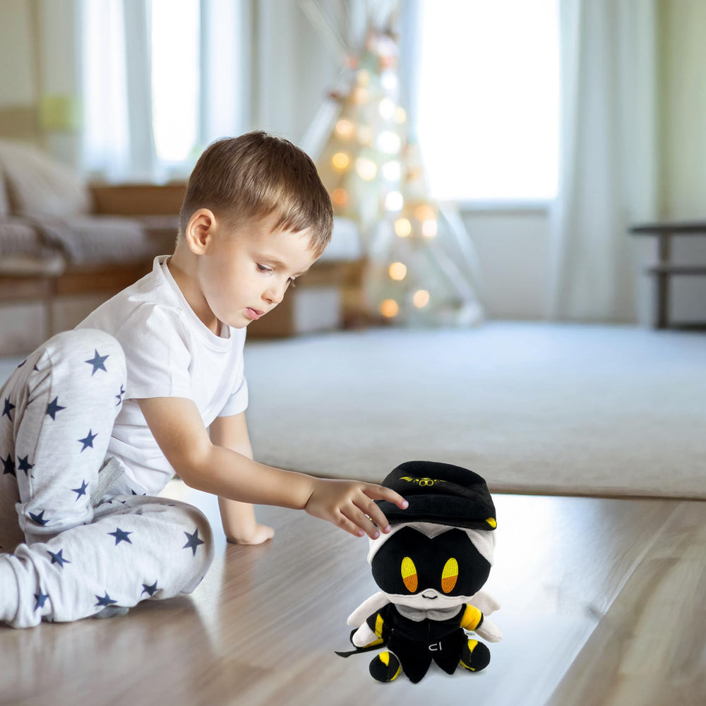 Adenzai fan merch plush doll enhances a collection with recognizable character styling