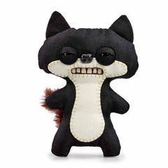 Adenzai plush figure, black stuffed animal, perfect cuddle companion for kids