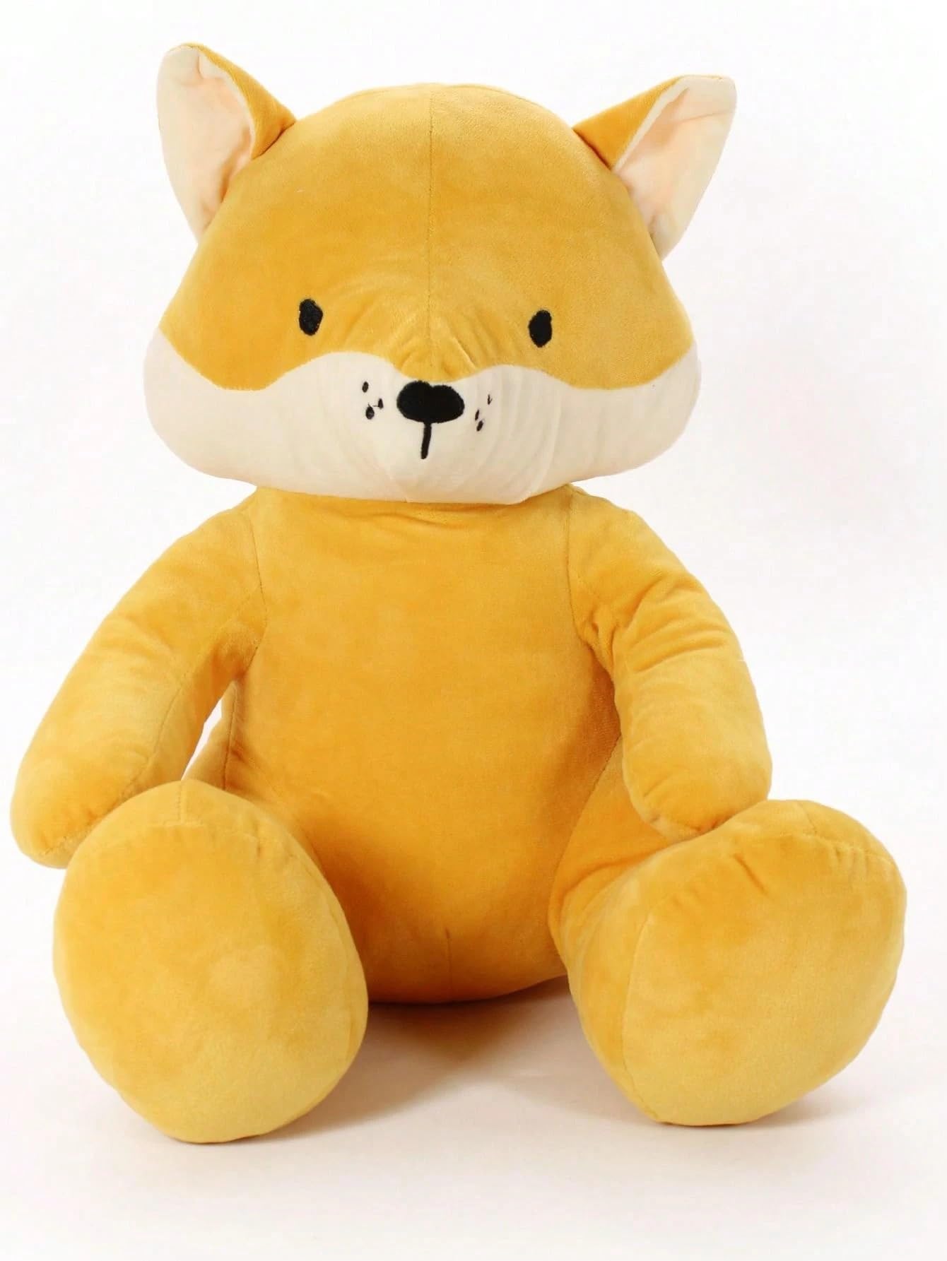 Adenzai plush figures yellow, soft stuffed animal for imaginative play and comforting hugs.