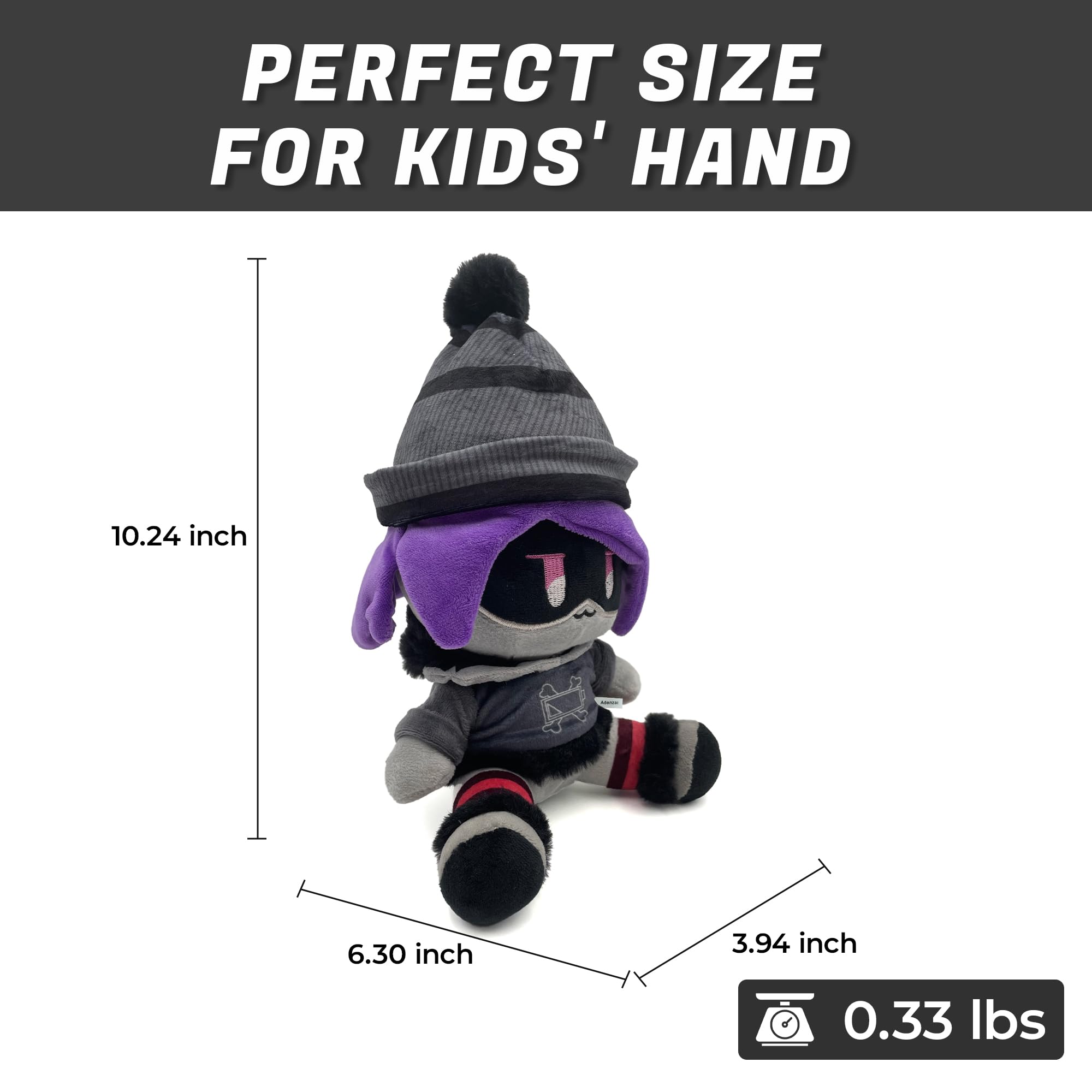 Adenzai Uzi plush gift-ready—ideal present for birthdays or holidays.