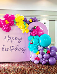 Adeyoo metallic purple balloons for a chic reflective shine