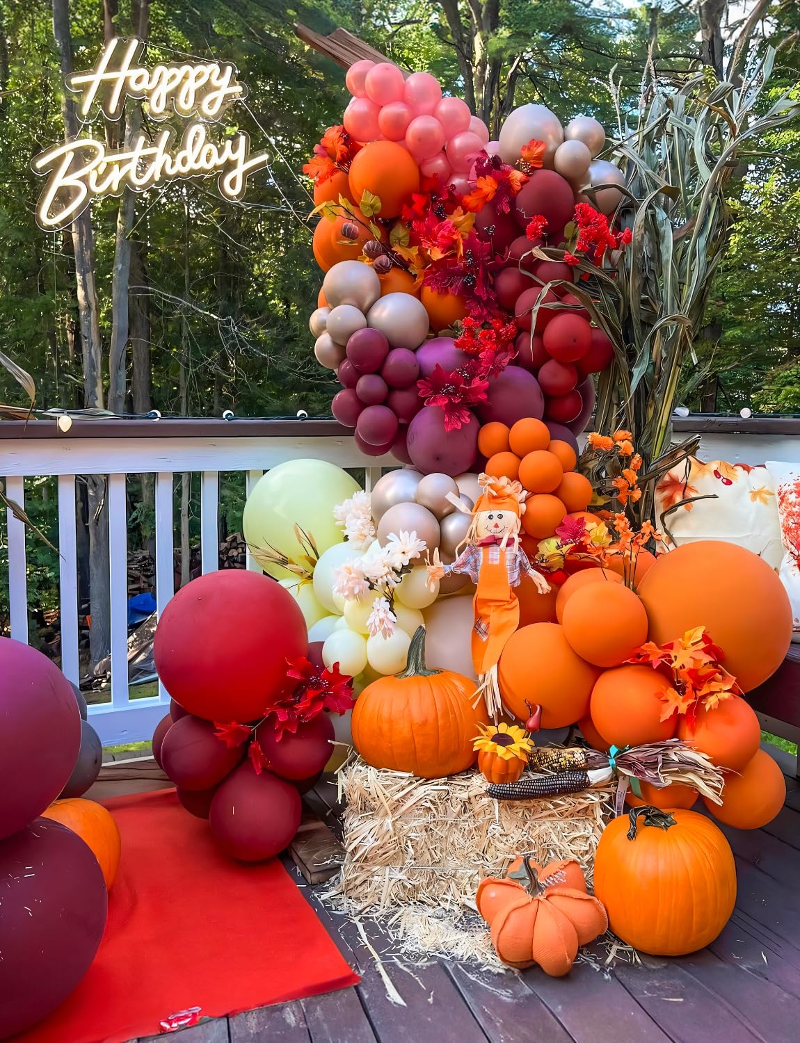 Confetti balloons by Adeyoo adding sparkle for festive fall décor