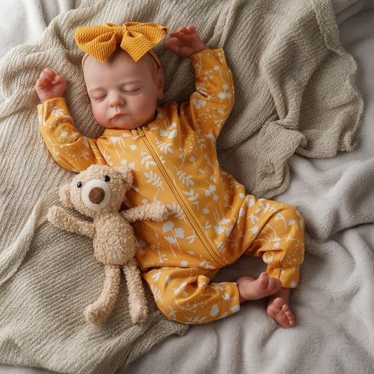 ADFO lifelike baby doll 20-inch with soft body, ideal for imaginative play.