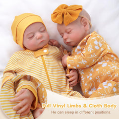 ADFO lifelike doll with hand-painted facial features for realism.