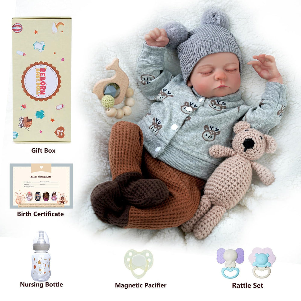 ADFO lifelike reborn baby doll boy gift-ready packaging ready to gift