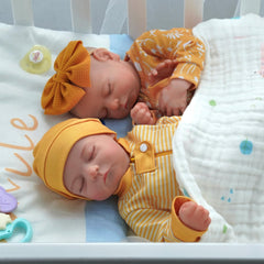 ADFO newborn 20-inch twins for realistic display.