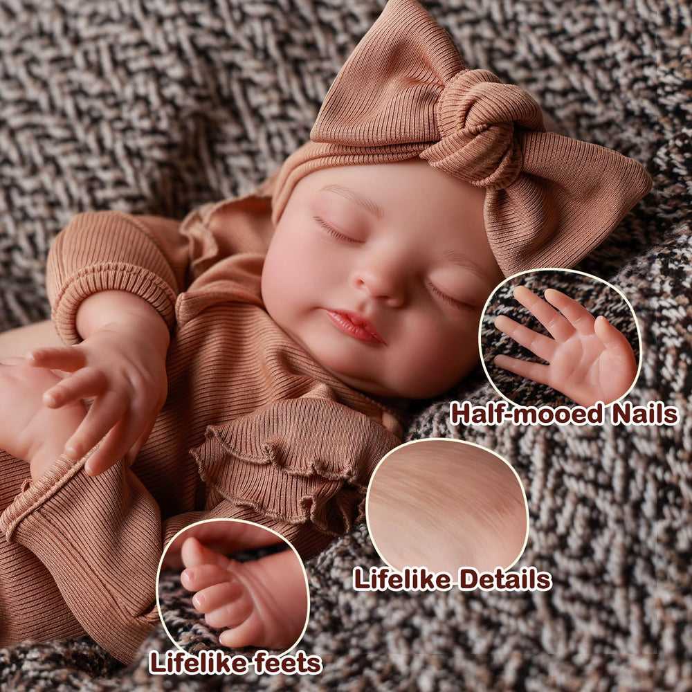 ADFO nursing bottle included for realistic feeding pretend play
