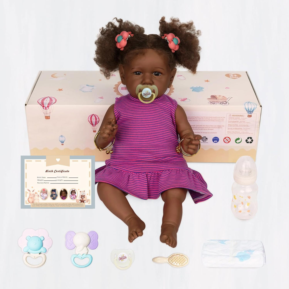 ADFO Reborn Black doll clothing set for imaginative outfits