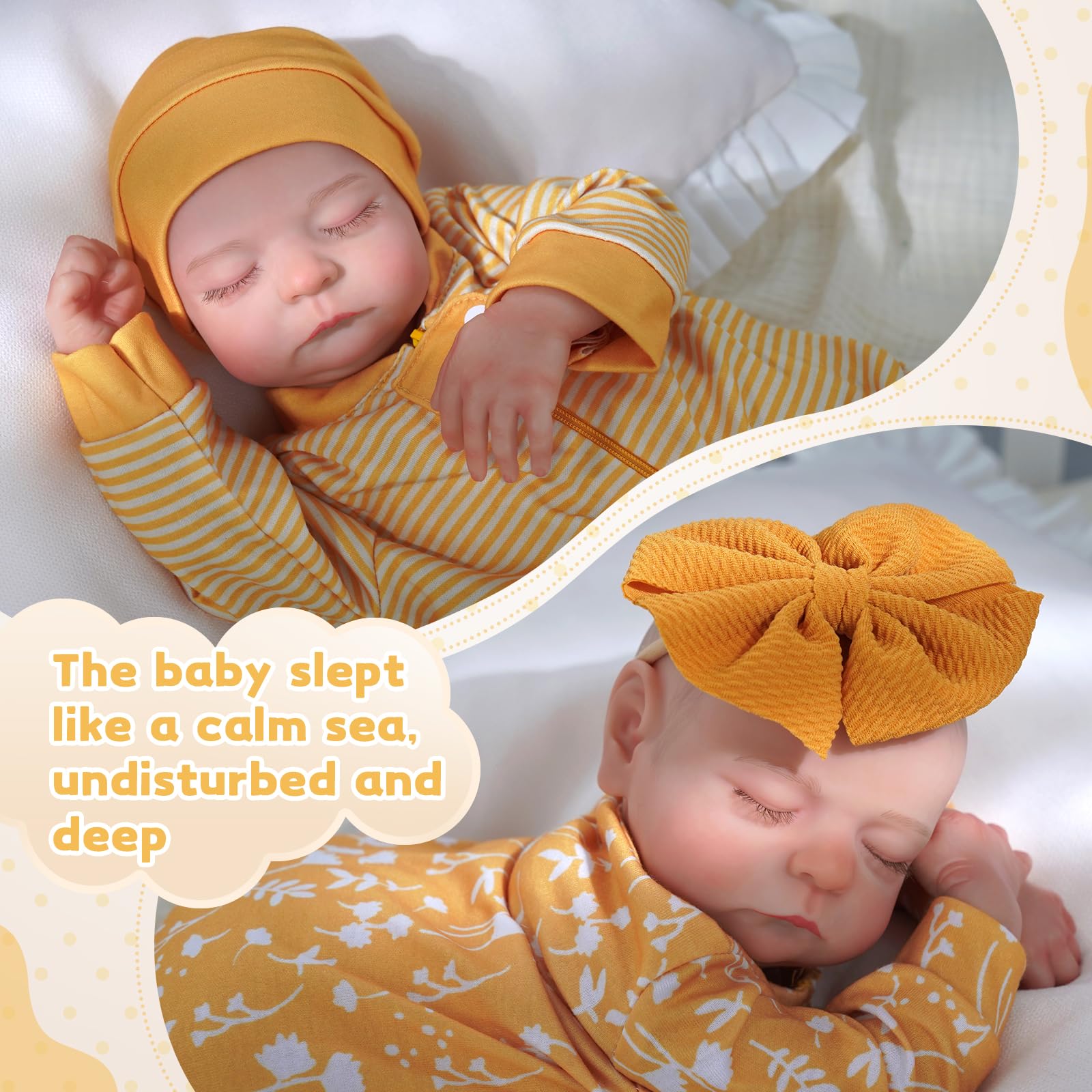 ADFO lifelike twin girl in pink outfit for nurturing play.