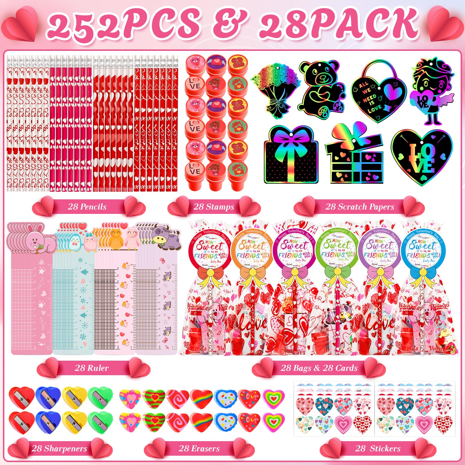 Adisher valentines cards for kids classroom highlight warm greetings for friends.
