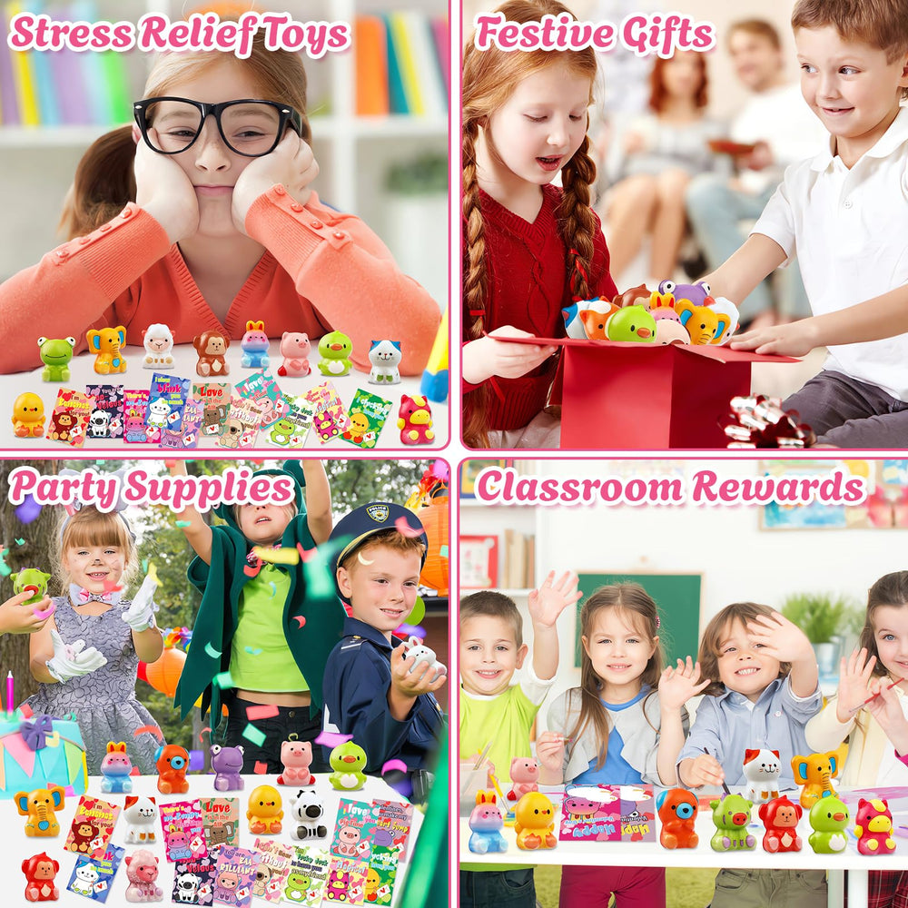 Adisher party favors and gift bags for classroom celebrations.