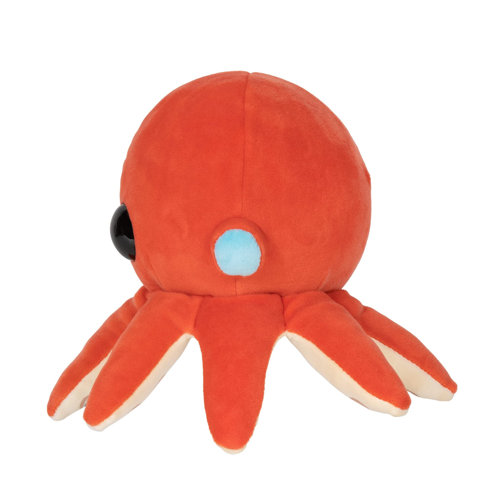 Adopt Me! Octopus plush shows detailed stitching for durability.