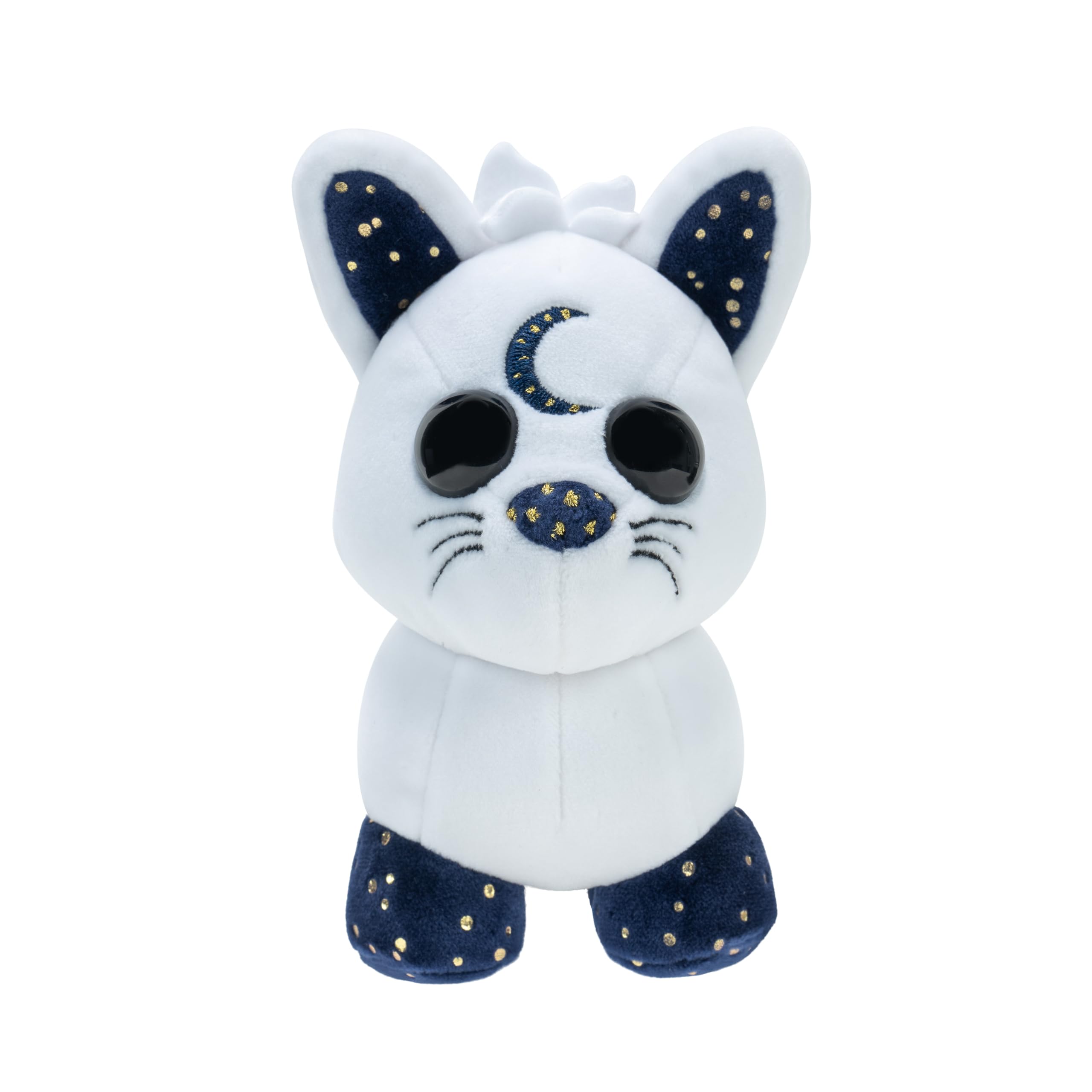 Adopt Me plush shown with kids enjoying play and display