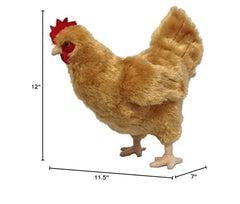 Adore Plush Buffy the Hen's quality materials ensure durable, long-lasting cuddles.