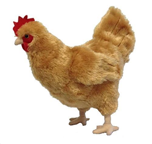 Adore Plush Buffy the Hen feels soft and squeezable for comforting hugs and imaginative stories.
