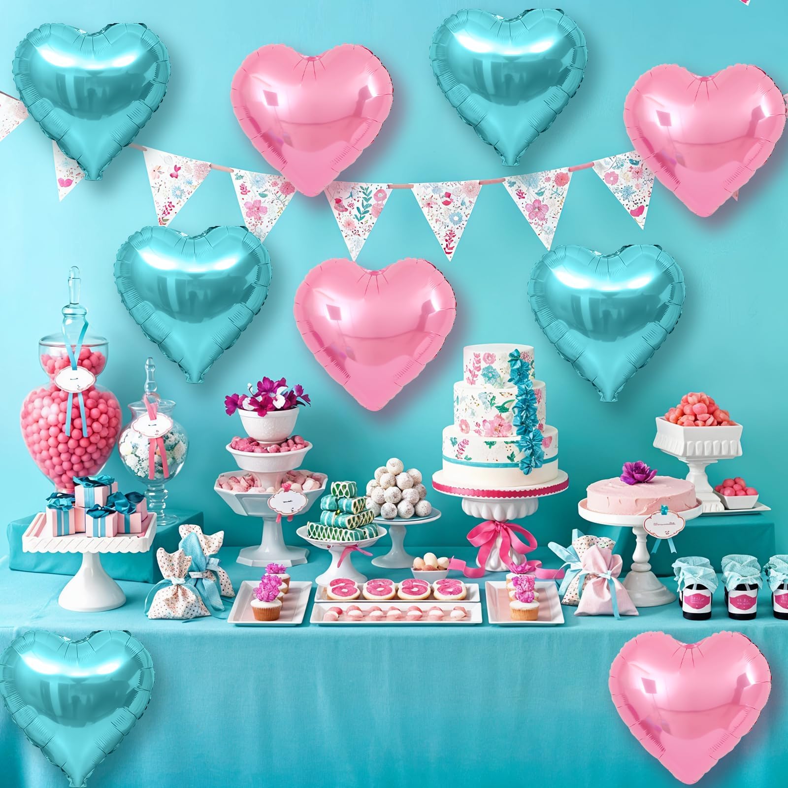 Adorely 18-inch foil balloons are reusable for multiple celebrations.