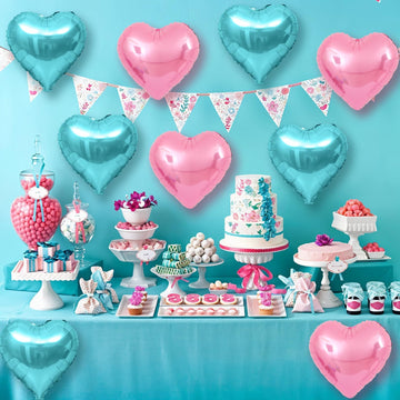 Adorely 18-inch foil balloons are reusable for multiple celebrations.
