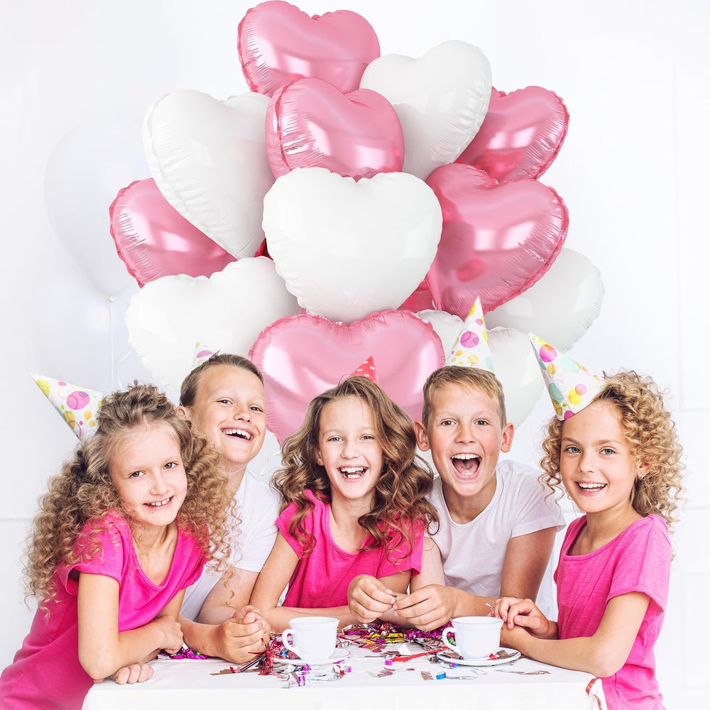 Adorely easy-to-inflate foil balloon, seals automatically after inflation.