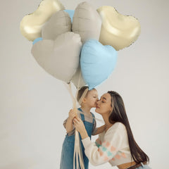 Adorely foil balloons with automatic seal for quick, low-leak inflation