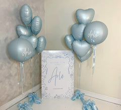 Adorely foil balloon straw inside enables easy inflation and sealing.