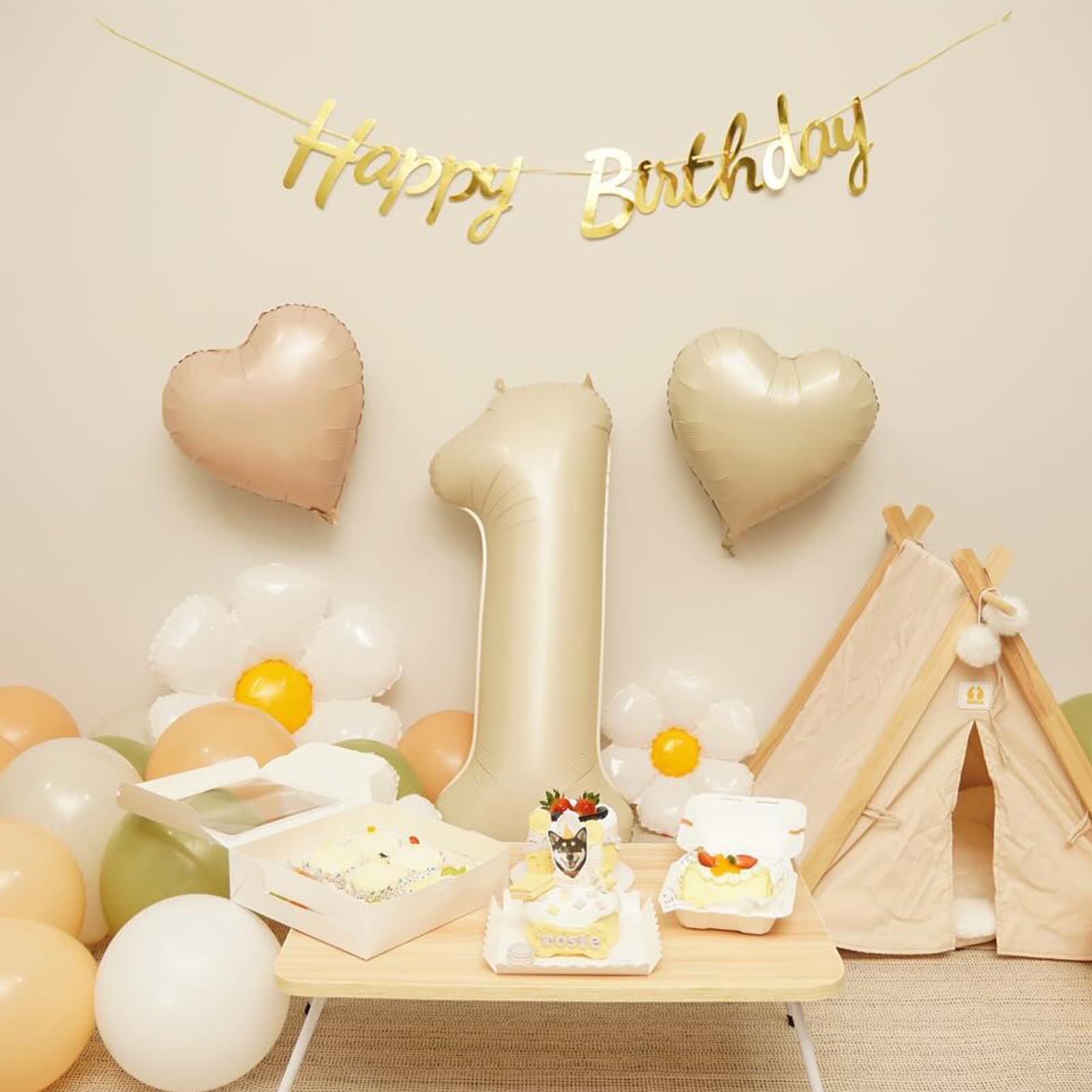 Adorely heart balloons pack, 12 pieces, easy color blending for arches.