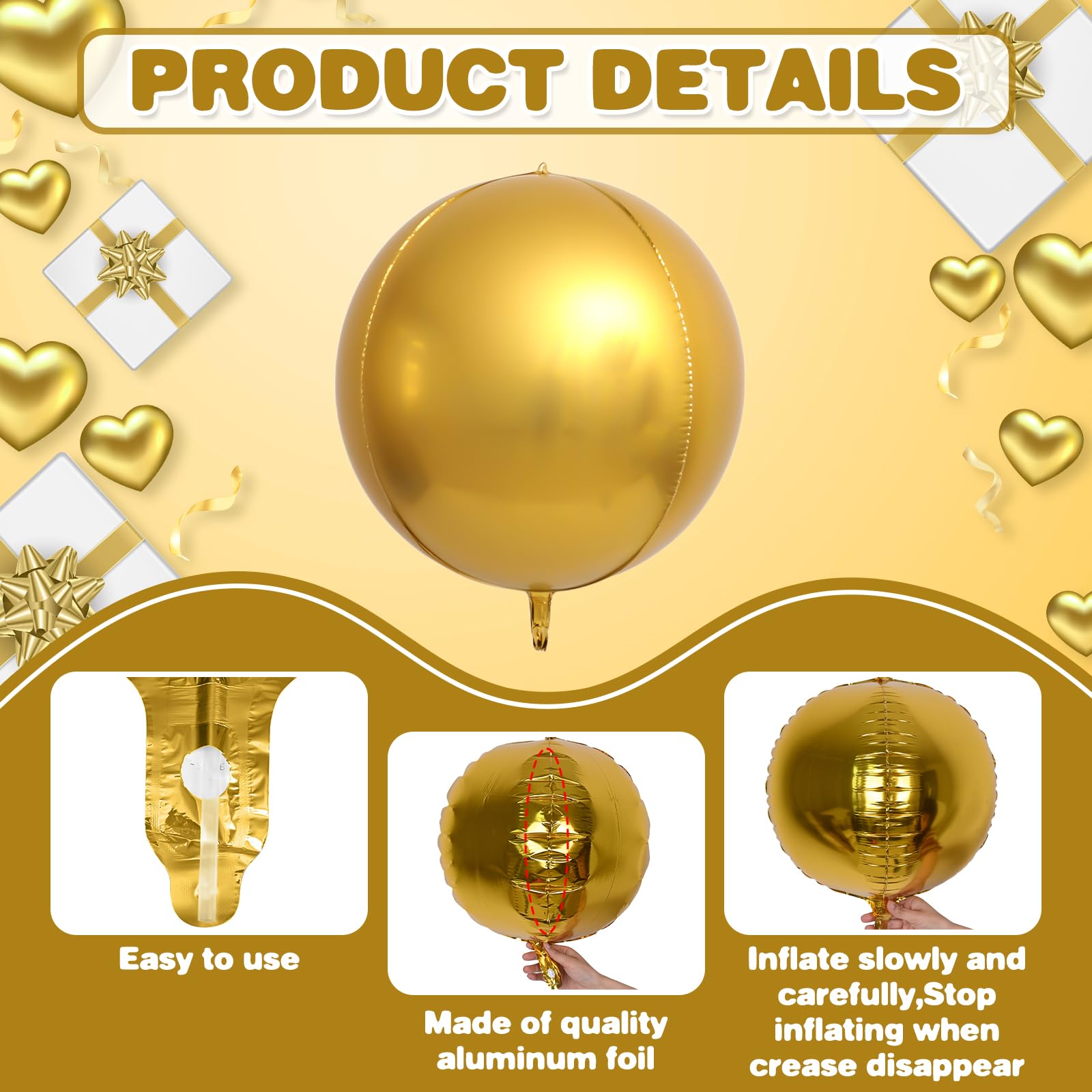Adorely color-difference note for foil balloons used in color-themed decor