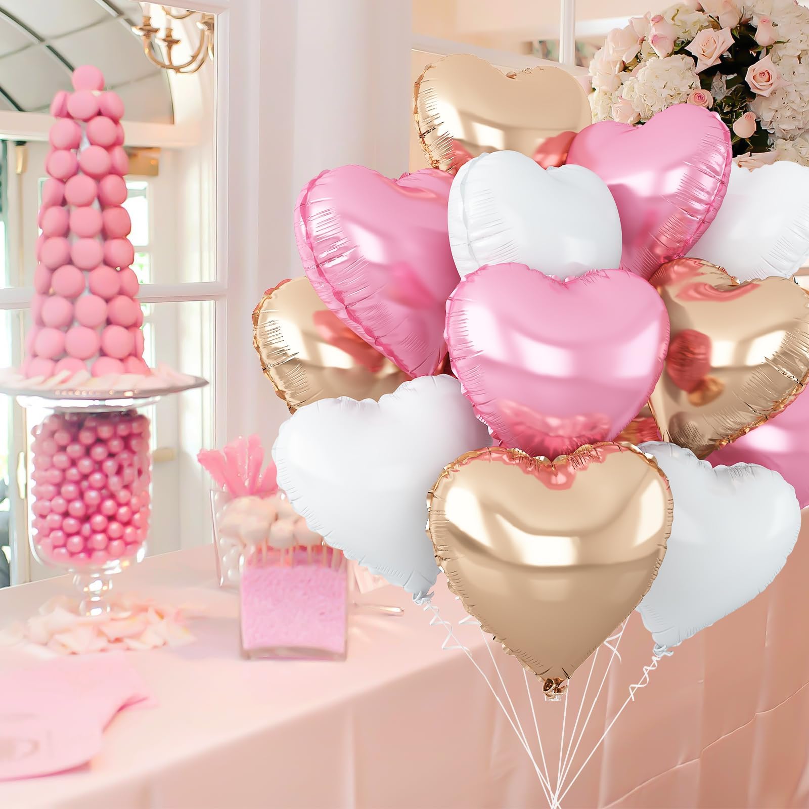 Adorely wedding and engagement decor balloons create elegant ceremony accents