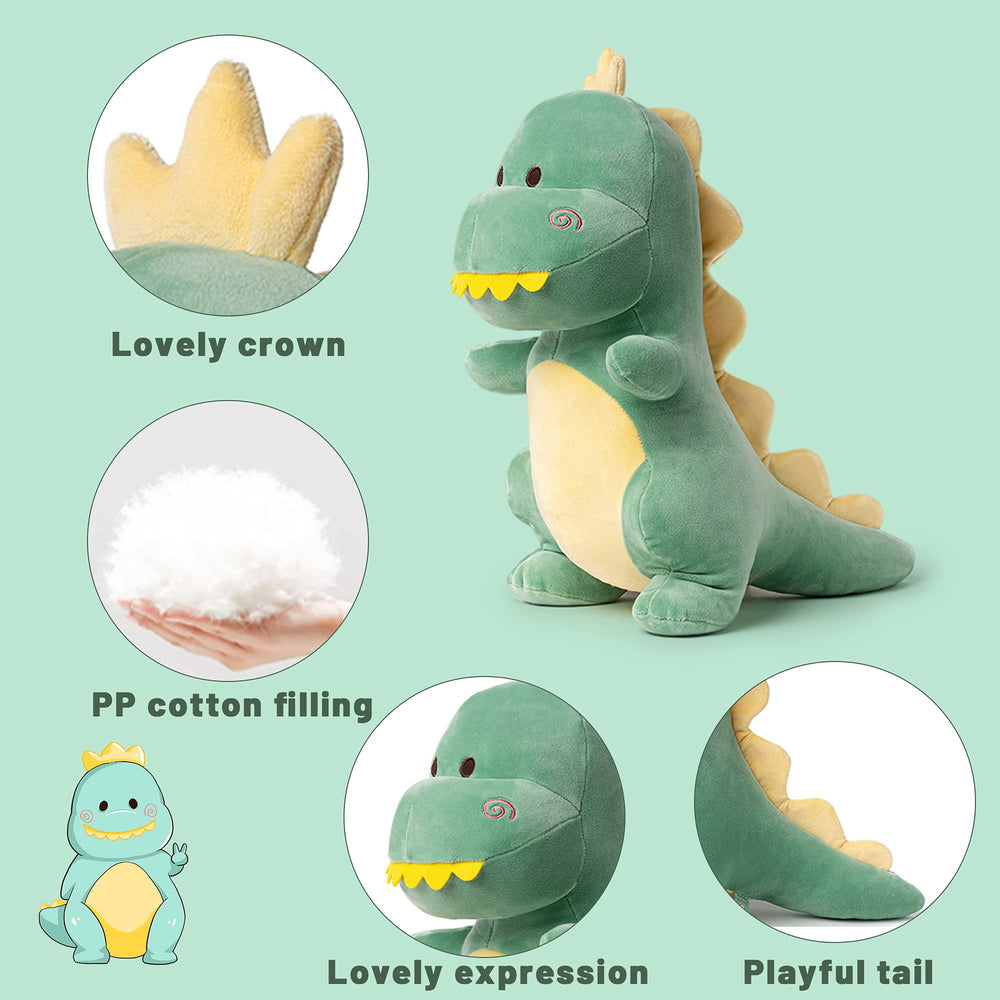 Adorlynetty dinosaur plush stubby hands design enhances cuddliness