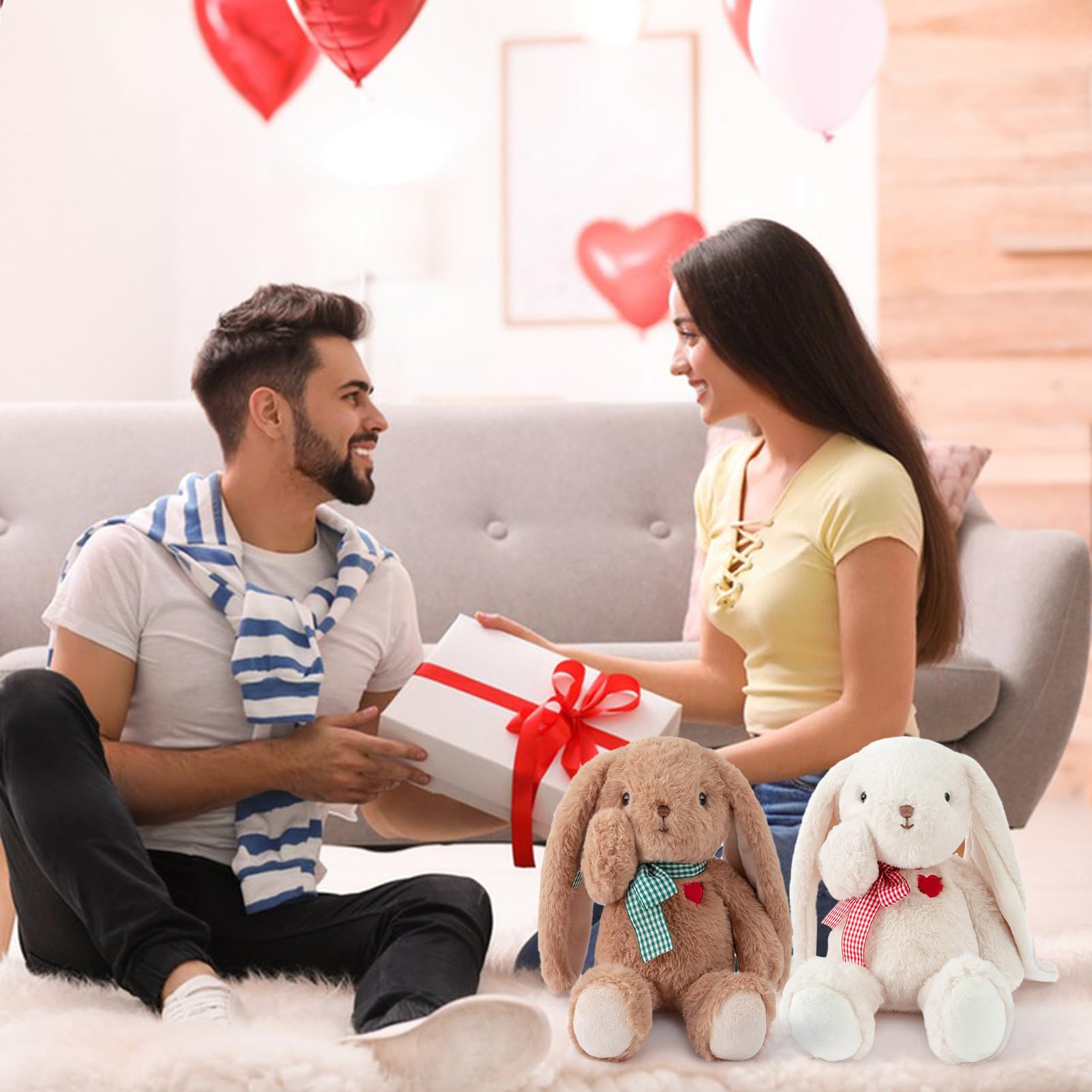 Adorlynetty satin bow accent on the plush makes it a gift-worthy keepsake