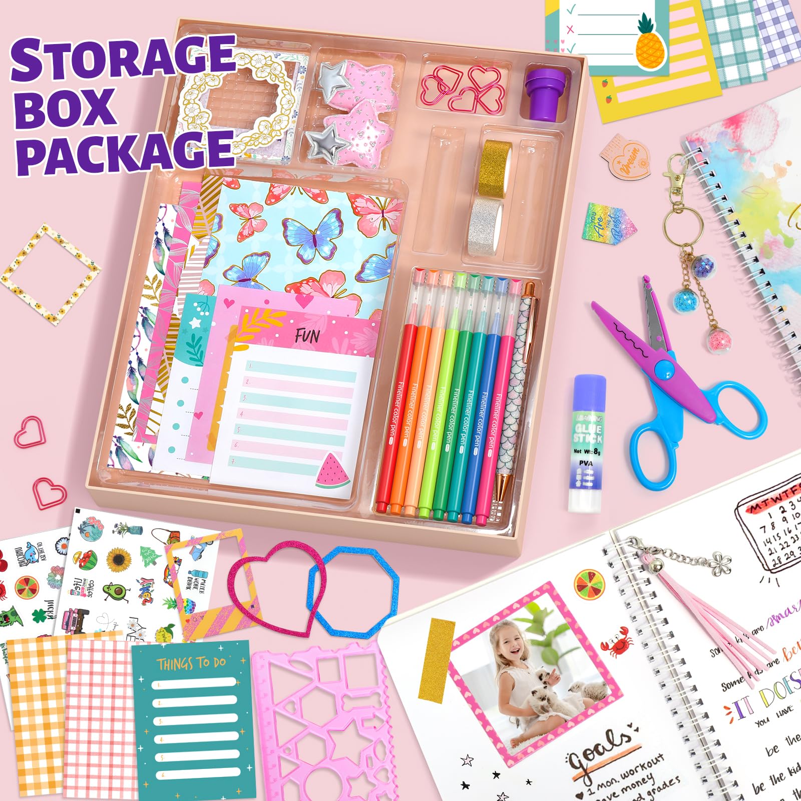 ADUSRIZ 2-pack journals promoting sharing and collaborative writing