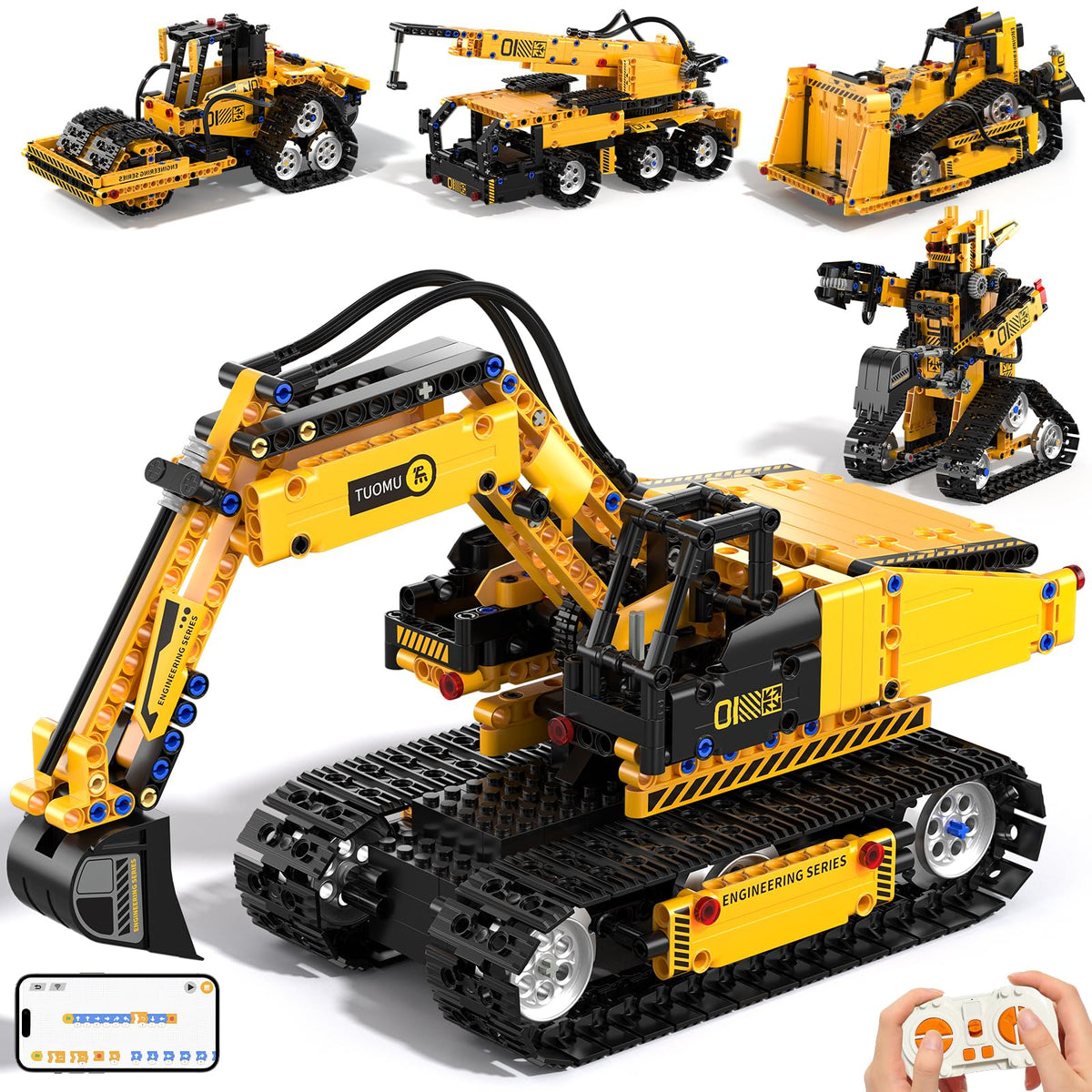 ADUSRIZ 5-in-1 robot model for hands-on learning and creativity