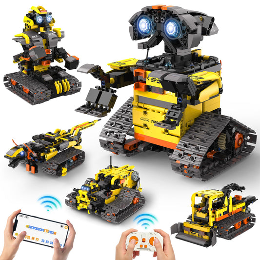 ADUSRIZ 5-in-1 Boxer robot build for hands-on STEM play