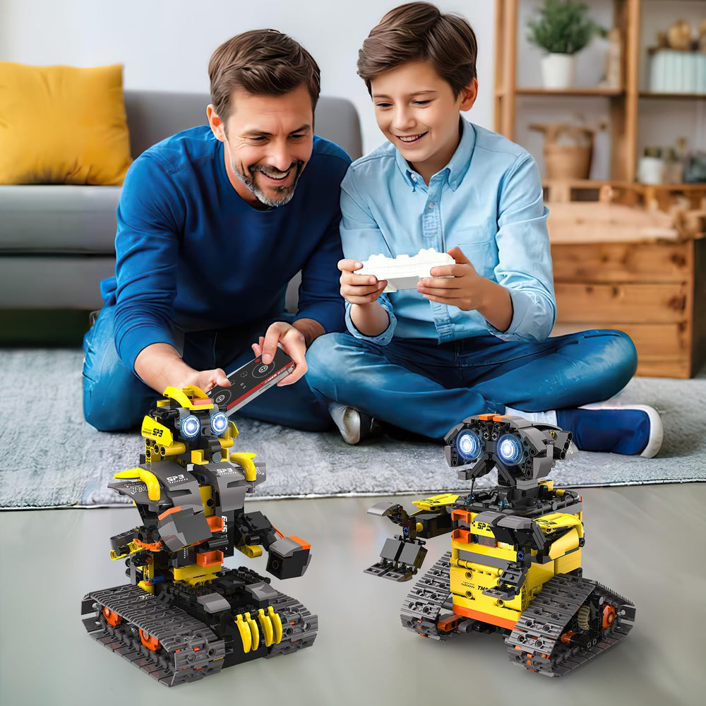 ADUSRIZ 5-in-1 robot in-action scene promotes learning through building