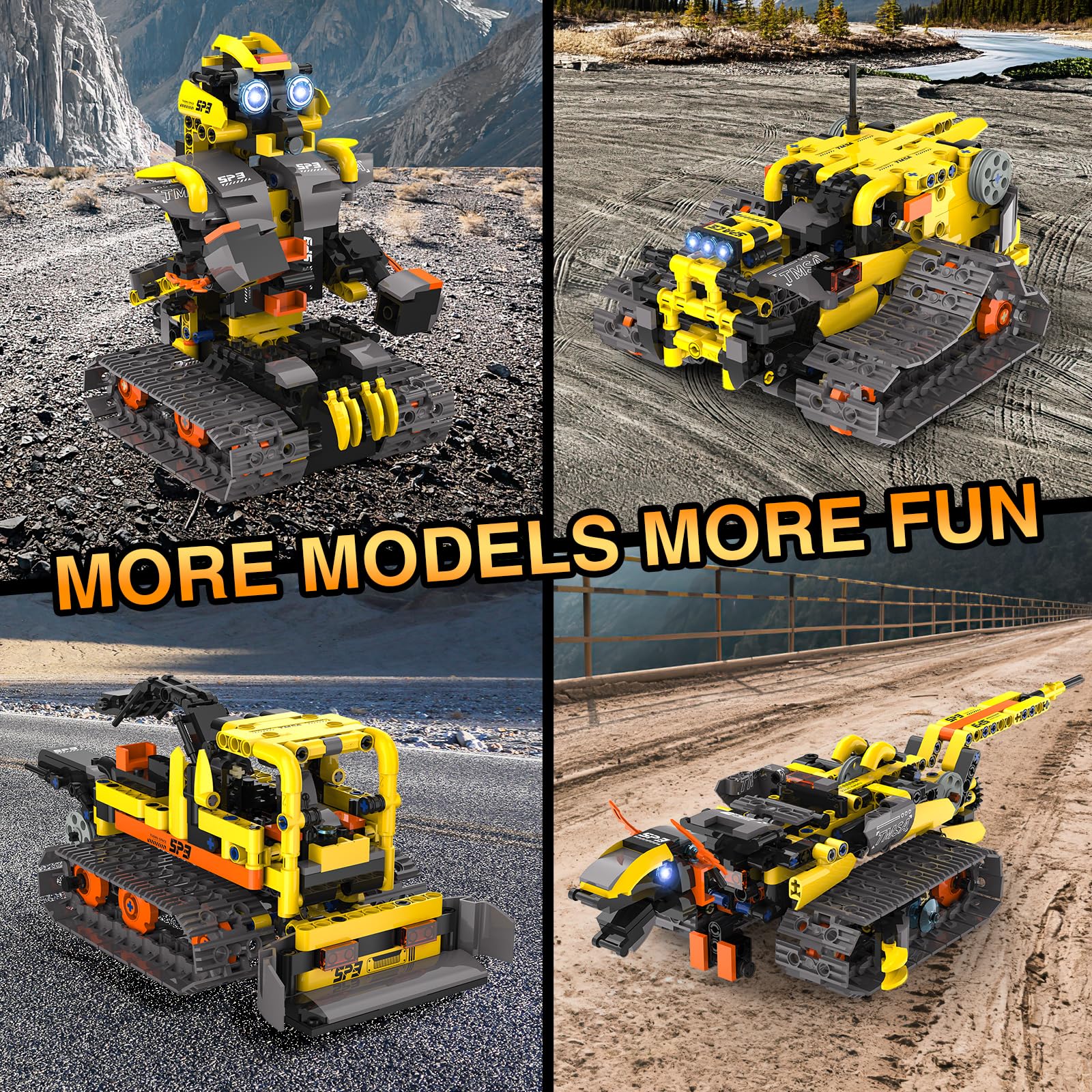 ADUSRIZ 5-in-1 Remote Control mode enables precise steering