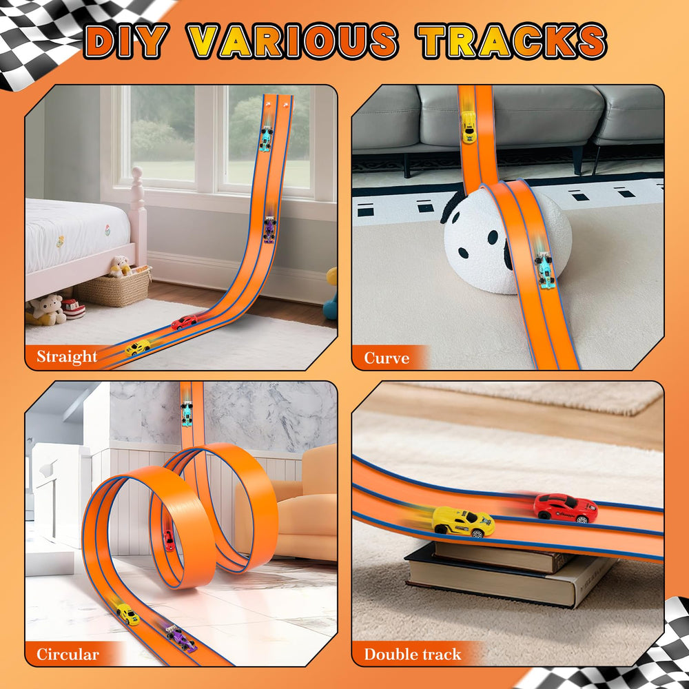 ADUSRIZ Flex Tracks bendable-path enables versatile layouts for creative racing