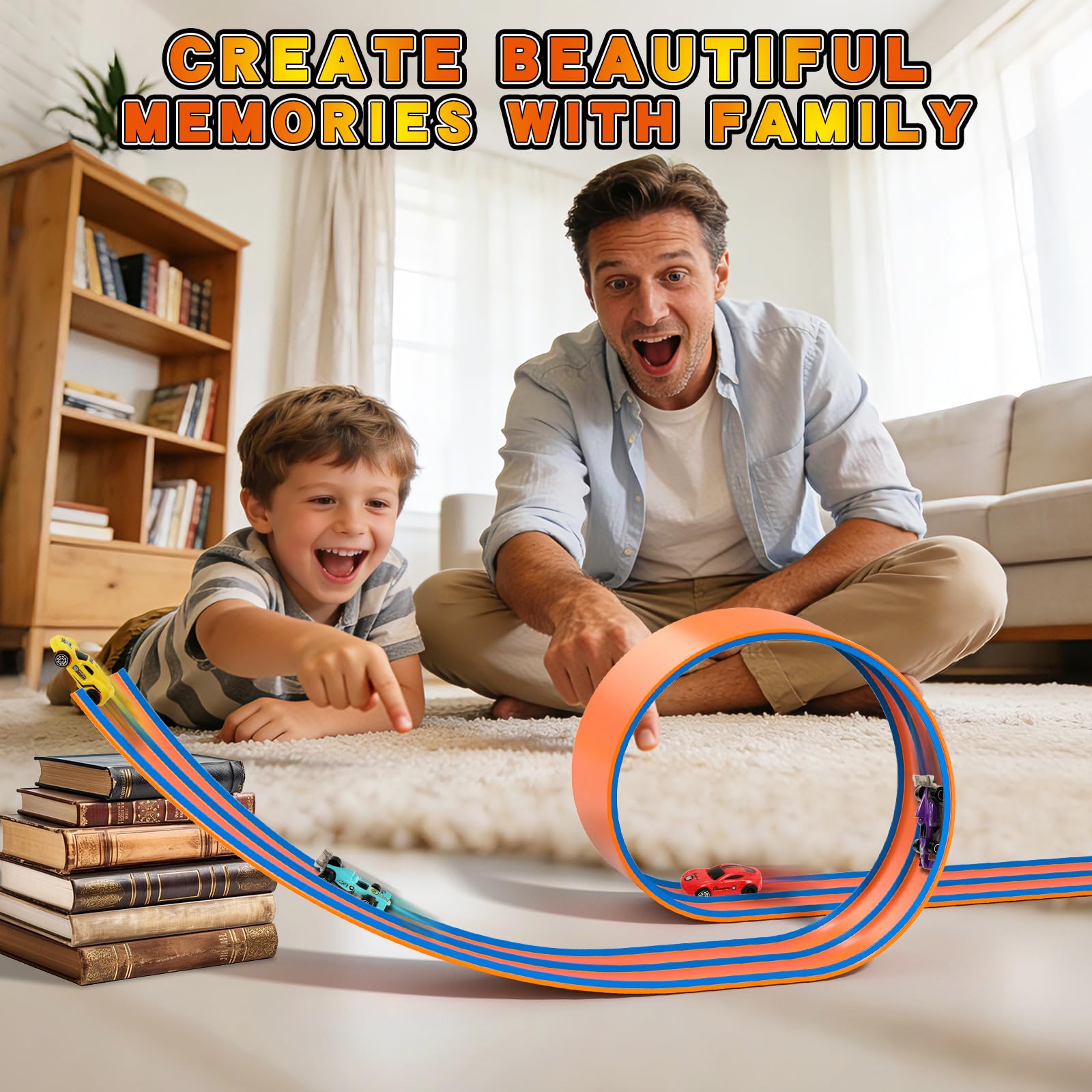 ADUSRIZ Flex Tracks durable PVC withstands active play sessions